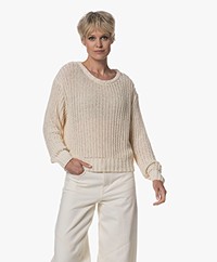 American Vintage Yamik Rib Sweater - Ecru