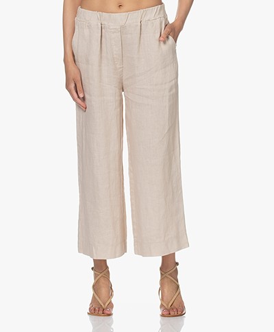 by-bar Ines Linen Loose-fit Pants - Sand