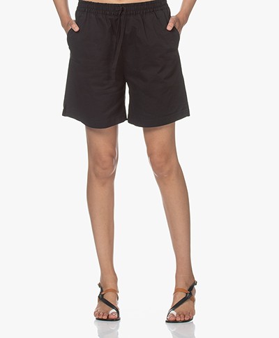 Filippa K Jessa Organic Cotton Twill Shorts - Black