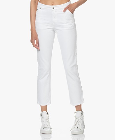 IRO Troka Cropped Jeans - White