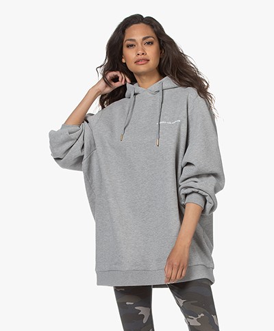 Ragdoll LA Super Oversized Hooded Sweater - Heather Grey