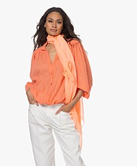 Woman by Earn Najade Crinkle Modal Sjaal - Neon Oranje