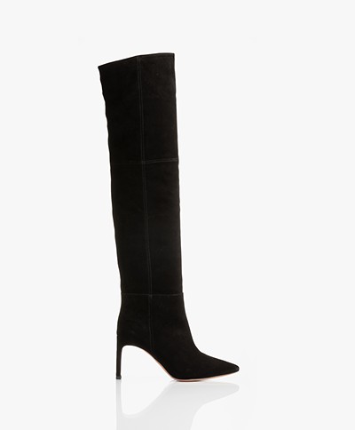 ba&sh Cilipa Suede Over-the-knee Boots - Black