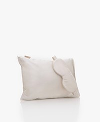 By Dariia Day Silk Travel Set with Luxfill Pillow - Powder White