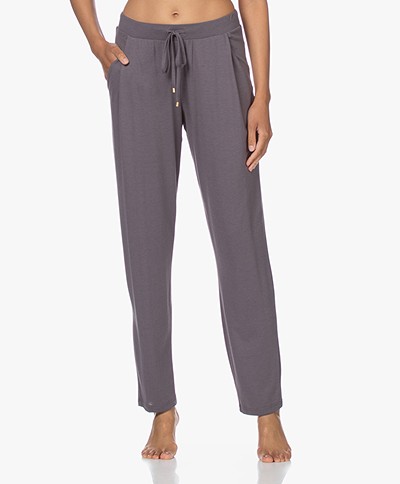 HANRO Sleep & Lounge Jersey Pants - Titanum
