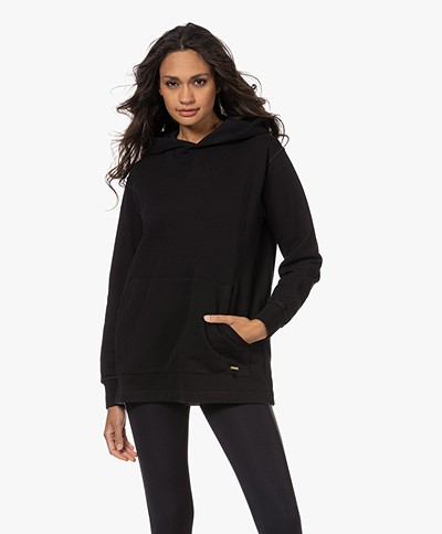 Deblon Isabel French Terry Hooded Sweater - Black