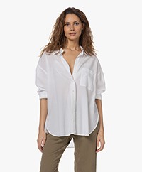 XÍRENA Sydney Poplin Shirt - White