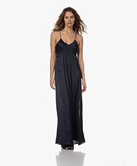 Zadig & Voltaire Rayonne Satin Maxi Dress - Encre