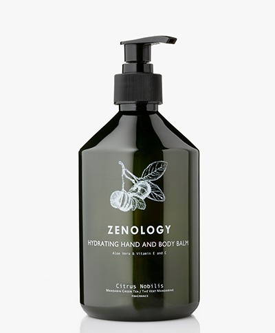 Zenology 500ml Hydrating Hand & Body Balm - Mandarin Green Tea/Citrus Nobilis