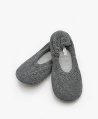 Skin Cashmere Ballet Flats - Charcoal Heather