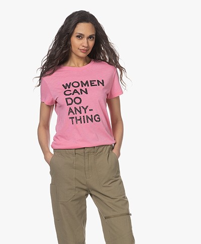 Zadig & Voltaire Walk Women Can Do Anything T-shirt - Flamant