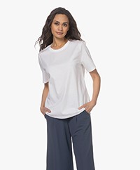 HANRO Organic Cotton Short Sleeved T-shirt - White