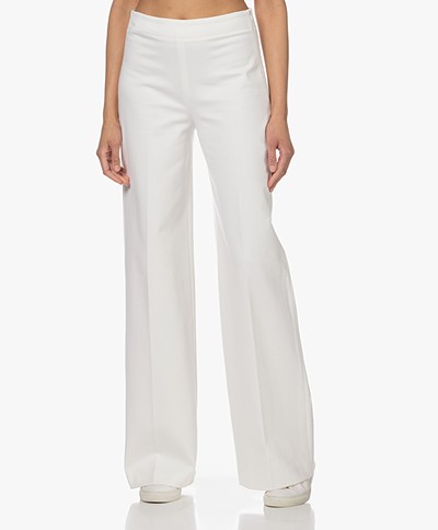 Drykorn Before Jersey Wide Leg Pants - Off-white