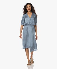 Zadig & Voltaire Ralia Japans Satijnen Jurk - Tonnerre