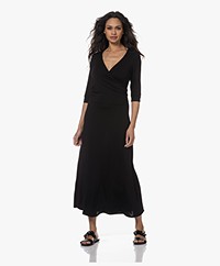 LaSalle Lyocell Jersey Maxi Dress - Black