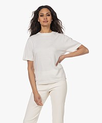 extreme cashmere N°269 Rik Cotton-Cashmere T-shirt - Snow