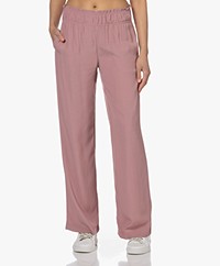 by-bar Robyn Viscose Crêpe Pull-on Broek - Nostalgia Rose