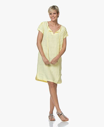 Josephine & Co Carly Linen Tunic Dress - Yellow
