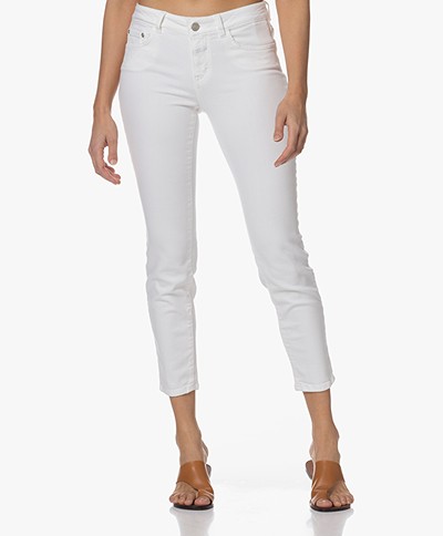 Closed Baker Mid-rise Slim-fit Stretch Jeans - White