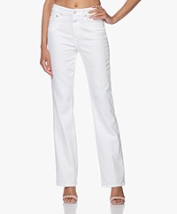 Closed Leaf Flared Stretch Jeans - Wit
