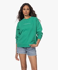 Penn&Ink N.Y Cotton Print Sweatshirt - Green