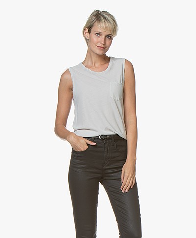 James Perse Muscle Tank - Silver