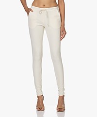 Woman By Earn Fae Ponte Tech Jersey Pants - Winter White