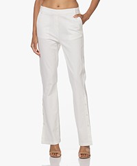 Neeve The Terry Flared Pull-on Broek - Off-white