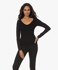 Majestic Filatures Soft Touch Long Sleeve - Black