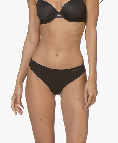 Calvin Klein Perfectly Fit  Invisible Thong - Black