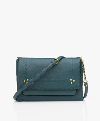 Jerome Dreyfuss Charly M Leather Crossy-body/Shoulder Bag - Canard