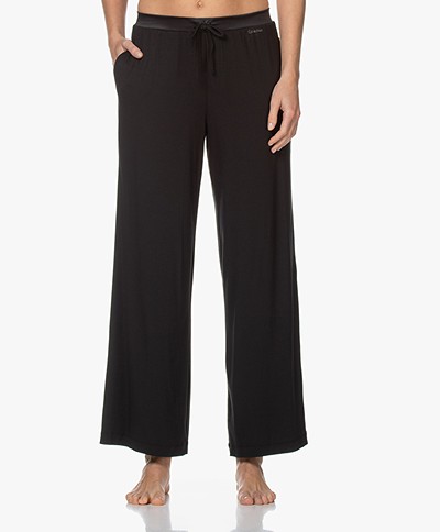 Calvin Klein Modal Jersey Sleep Pants - Black