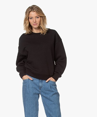 Closed Biologisch Katoenen Sweater - Zwart