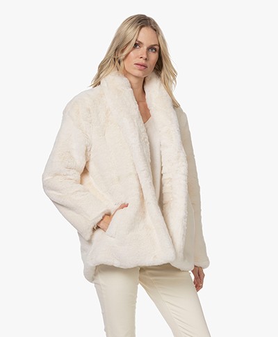 Josephine & Co Ted Faux Fur Jacket - Sand