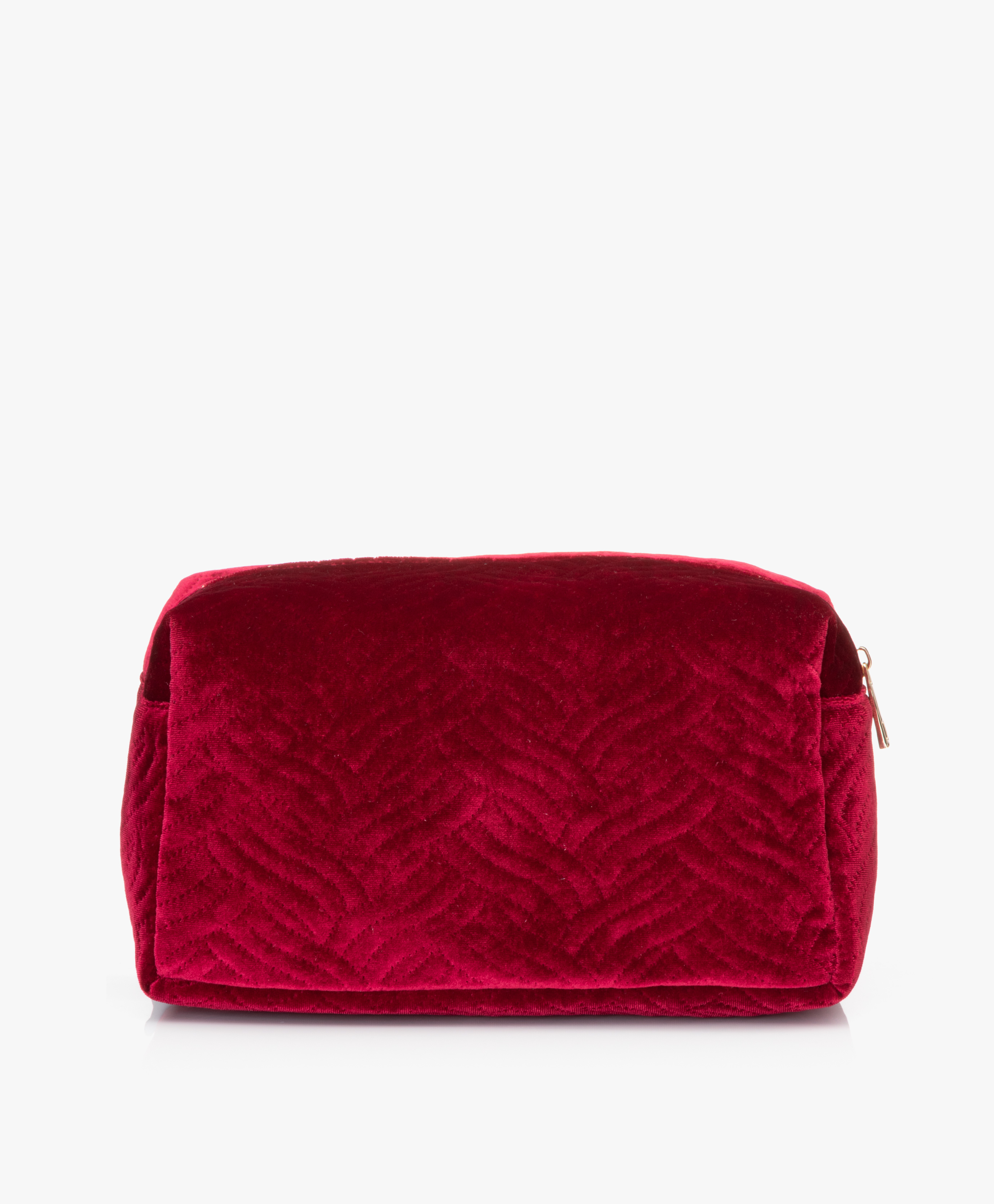 red velvet handbag