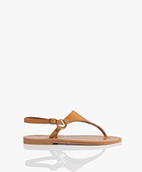 K. Jacques St. Tropez Triton Leather Sandals - Natural