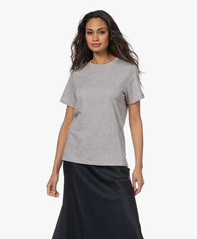 Resort Finest Cotton-Cashmere Relaxed T-shirt - Grey