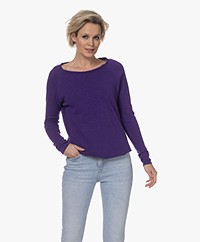 American Vintage Sonoma Slub Sweatshirt - Vintage Ultra Violet