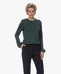 Plein Publique La Coeur Merino Wool Sweater - Greenish