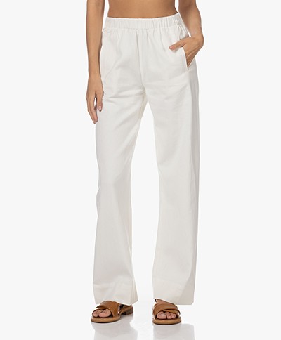 by-bar Mees Loose-fit Pull-on Broek - Off-white