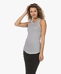 Neeve The Lauren Gestreepte Tanktop - Tempest/Off-white