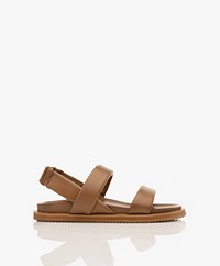 Alias Mae Paddy Padded Leather Sandals - Tan