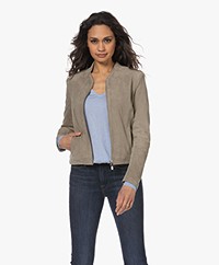 Repeat Suede Jacket - Early Dew