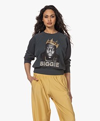 Daydreamer Biggie Gold Crown Raglan Sweatshirt - Vintage Black