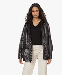 ANINE BING Sport Gigi High-gloss Water-resistant Jacket - Black