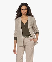 Belluna Indian Linnen Vest - Zand