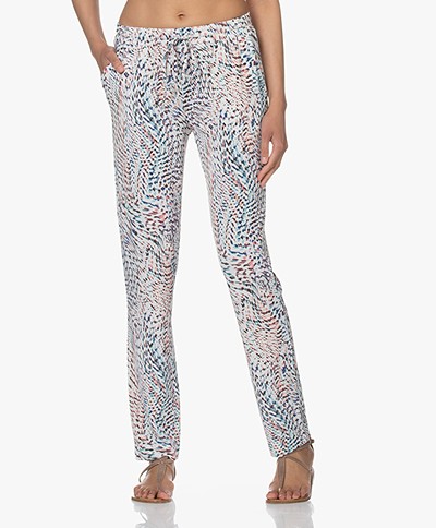 no man's land Jersey Pull-on Trousers - Sea Breeze