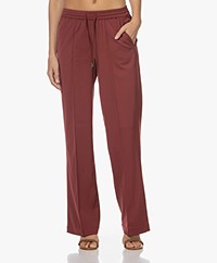 KYRA Ines Tencelmix Pull-on Broek - Wine Red