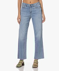Denham Bardot Wide Straight Fit Jeans - Middenblauw
