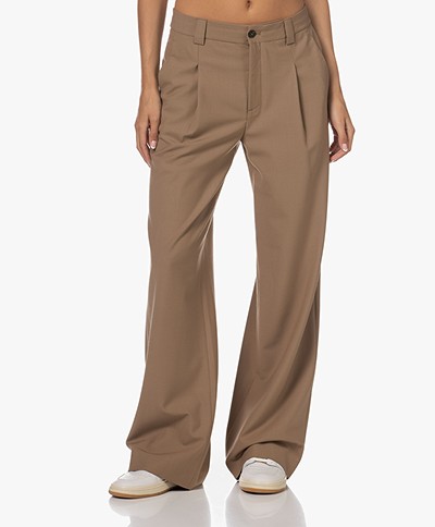 Closed Brooks Front Pleat Pants - Brown Sugar